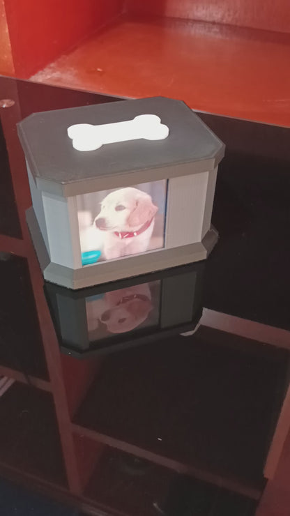 Urna Para Cenizas Mascotas 3d, Marco Para Foto